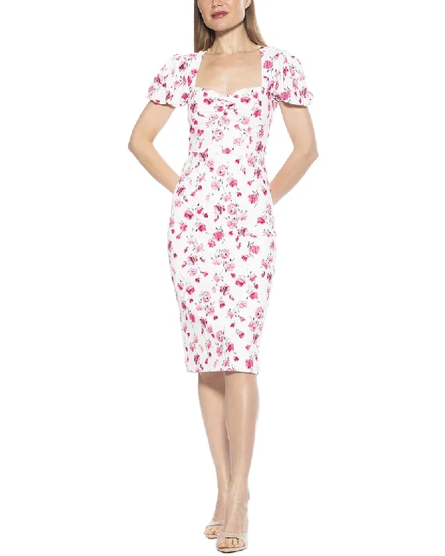 Alexia Admor Micaela Sheath Dress Tunics Print Colorful