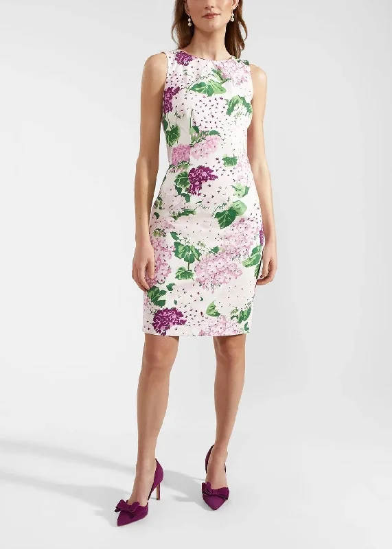 Fiona Dress 0124/5238/9111l00 Ivory-Multi Tunics Trendy modern
