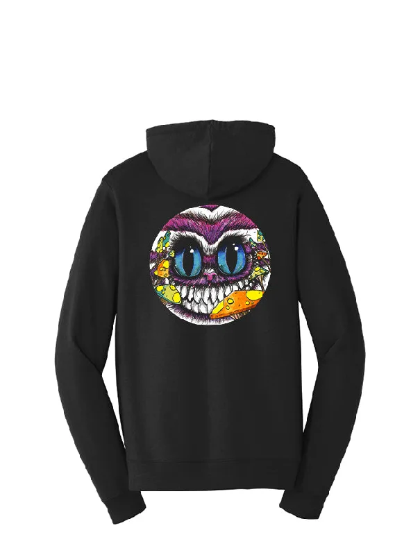 Cheshire Cat · Zip-up Hoodie Hoodie with Turtle Neck Cozy Winter