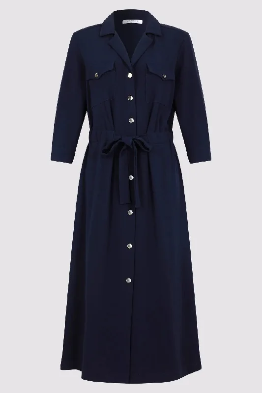 Dress Ezra Dzrb2z080 Navy Tunics Distressed trendy