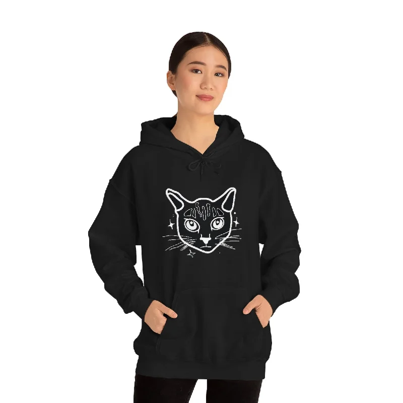 Good Kitty Unisex Hooded Sweatshirt Hoodie with Crew Neck Simple Timeless