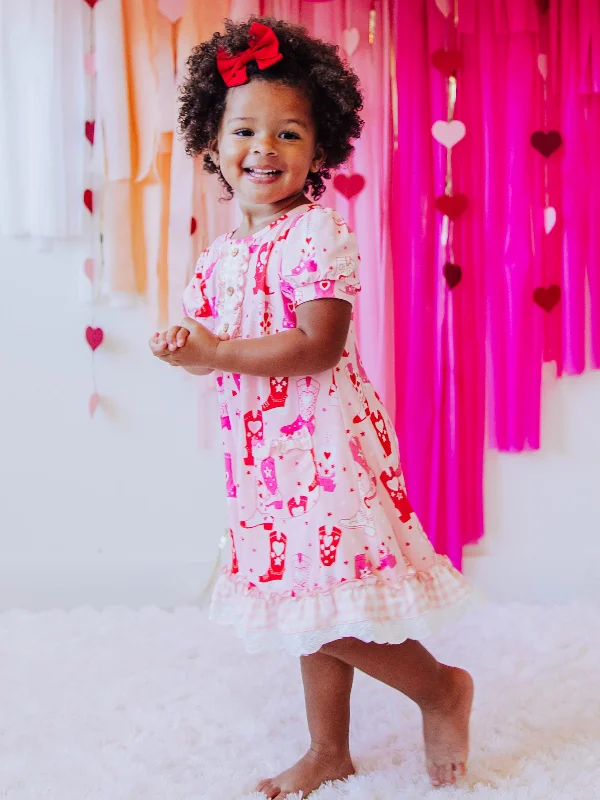Everyday Play Dress - Lovely Boots Tunics Custom made