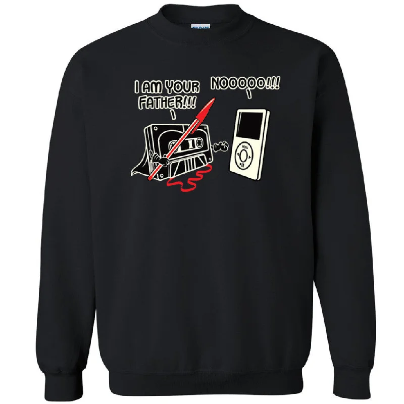 Zexpa Apparelâ„¢ I'm Your Father Unisex Crewneck Casette Darth Vader I-Pod Sweatshirt Hoodie with Double Zipper Versatile Adjustable Zexpa Apparelâ„¢ I'm Your Father Unisex Crewneck Casette Darth Vader I-Pod Sweatshirt Hoodie with Double Zipper Versatile Adjustable