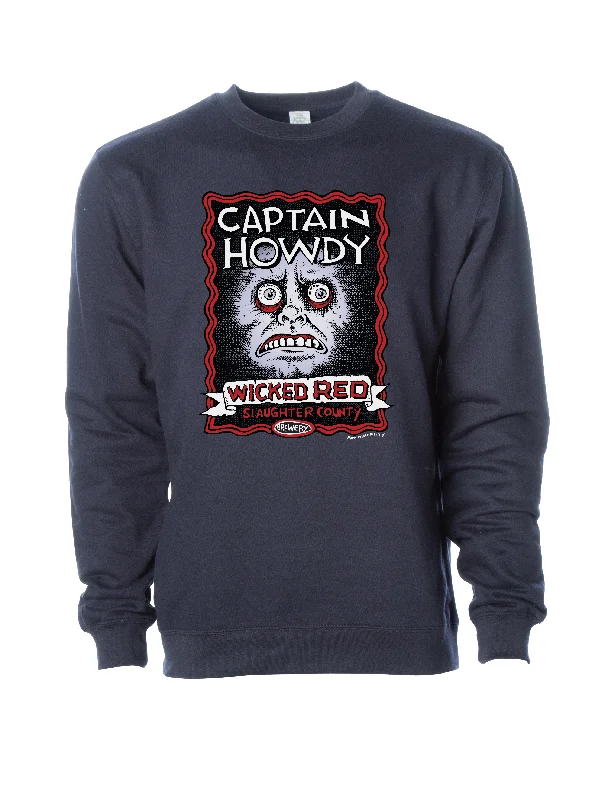 Captain Howdy · Crewneck Sweatshirt Hoodie with Fur Luxurious Winter