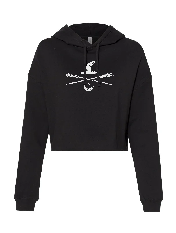 Witch · Cropped Hoodie Hoodie with Relaxed Fit Easy Casual