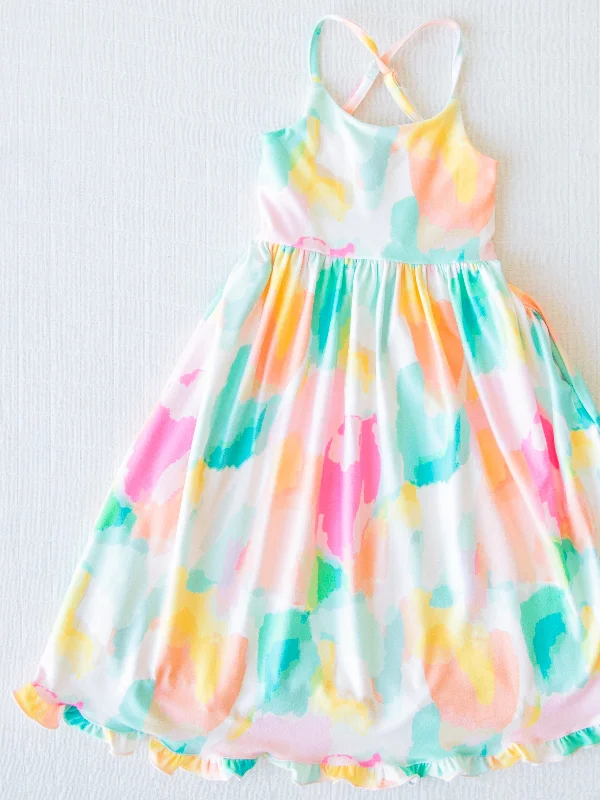 Maxi Play Dress - Popsicle Splash Tunics Prom sequined