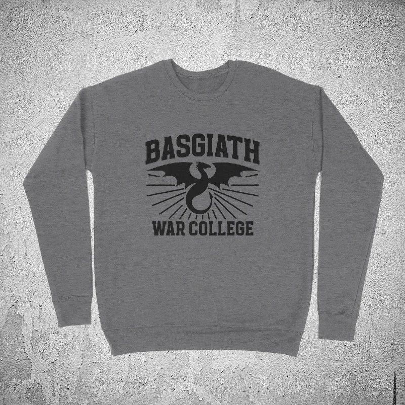 BASGIATH WAR COLLEGE Unisex Sponge Fleece Sweatshirt Hoodie with Hem Detail Decorative Unique BASGIATH WAR COLLEGE Unisex Sponge Fleece Sweatshirt Hoodie with Hem Detail Decorative Unique