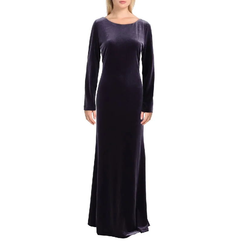 Donna Karan Womens Velvet Embellished Evening Dress Tunics Practical durable
