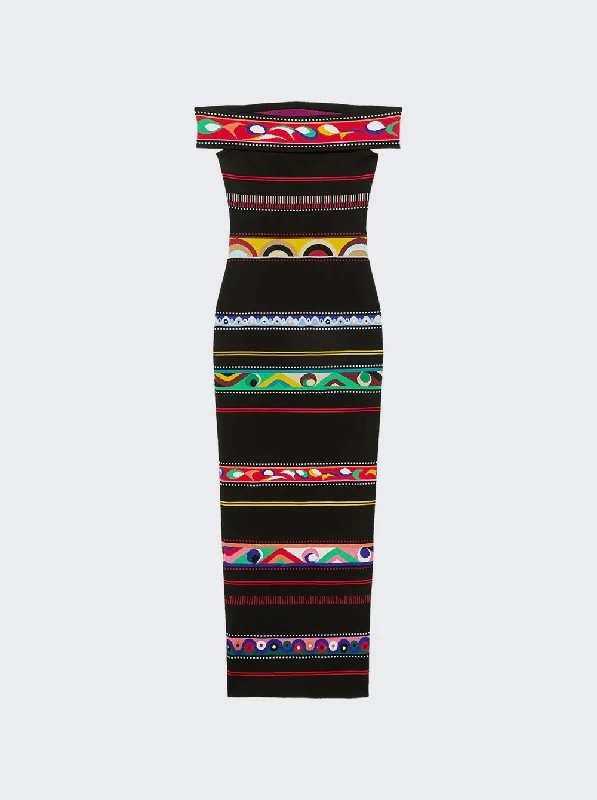 Pucci Stripe Jacquard Dress MULTICOLOR Tunics Travel practical