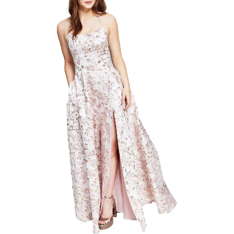 B. Darlin Womens Juniors Floral Jacquard Evening Dress Tunics Luxurious high-end