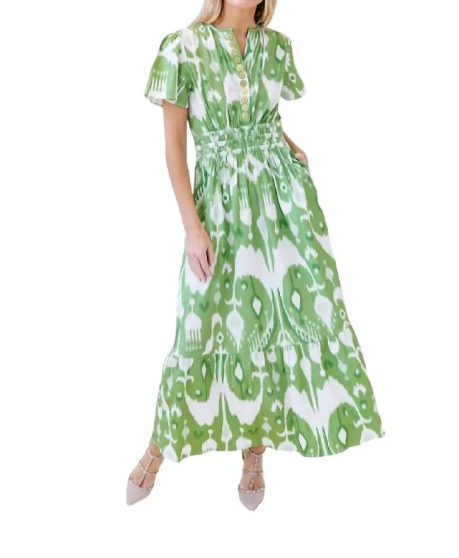 Eloise Dress In Apple Ikat Tunics Versatile stylish