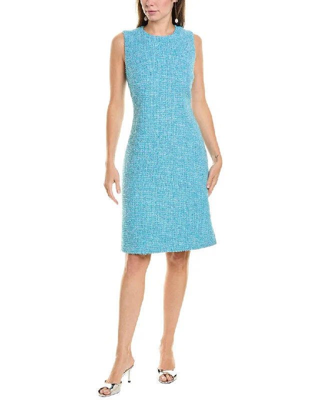 St. John Darted Sheath Dress Tunics Business professional