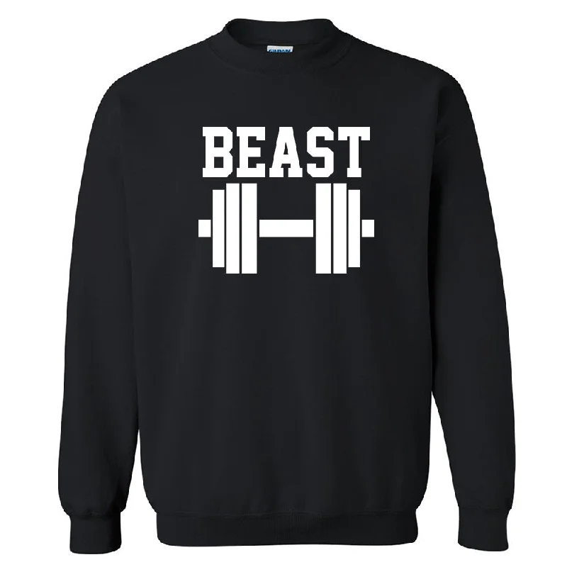 Zexpa Apparelâ„¢ Beast Dumbell Unisex Crewneck Couple Matching Valentines Day Sweatshirt Hoodie with Logo Branding Identity Zexpa Apparelâ„¢ Beast Dumbell Unisex Crewneck Couple Matching Valentines Day Sweatshirt Hoodie with Logo Branding Identity