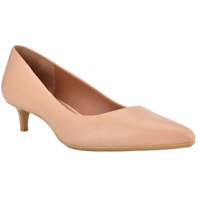 Calvin Klein Womens Gabriana Padded Insole Kitten Heel Dress Pumps Tunics Versatile stylish