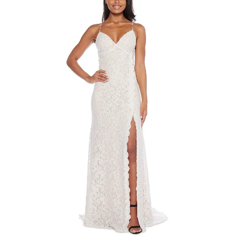 Juniors Womens Lace Glitter Evening Dress Tunics Print Colorful