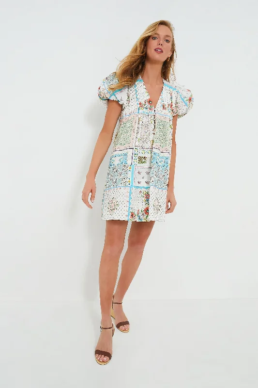Patchwork Quilt Wilkes Dress Elegant Long Evening