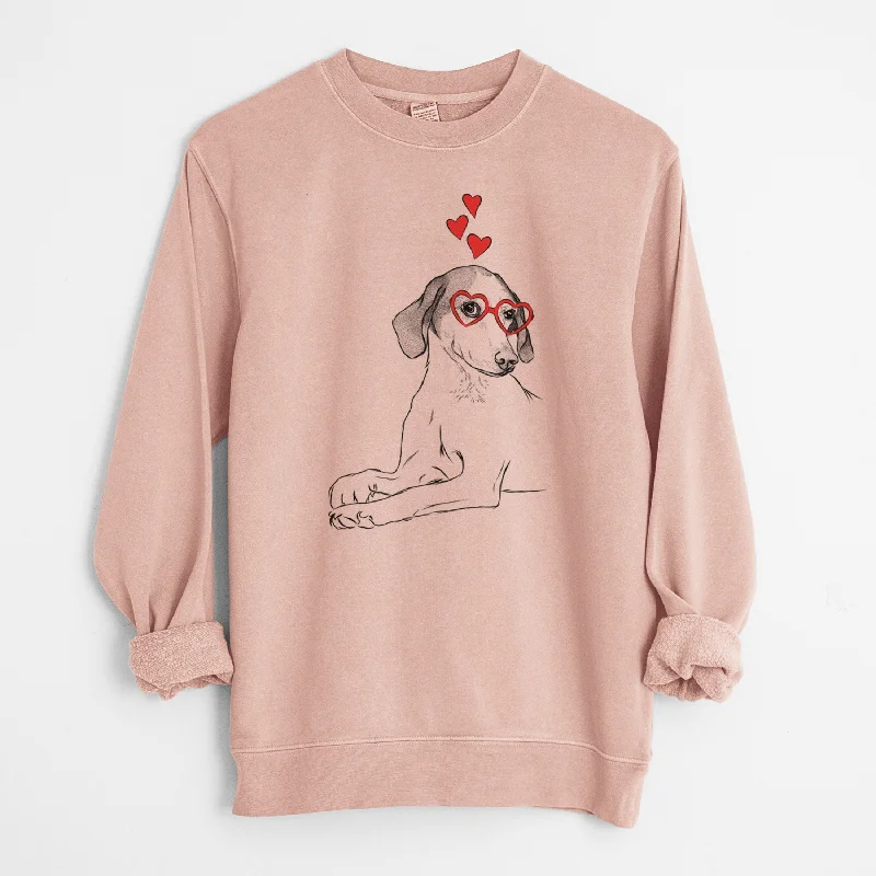 Valentine Opie the Foxhound - Unisex Pigment Dyed Crew Sweatshirt Hoodie Crop Top Short Trendy Valentine Opie the Foxhound - Unisex Pigment Dyed Crew Sweatshirt Hoodie Crop Top Short Trendy