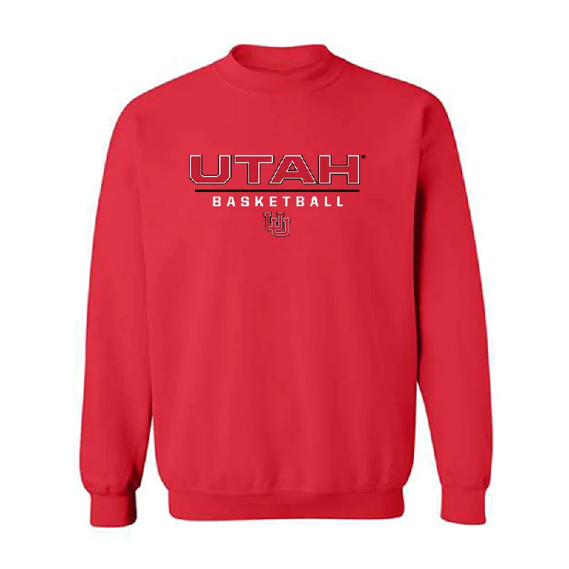 Utah - NCAA Women's Basketball : Grace Foster - Classic Shersey Crewneck Sweatshirt Hoodie with Longline Fit Extended Stylish Utah - NCAA Women's Basketball : Grace Foster - Classic Shersey Crewneck Sweatshirt Hoodie with Longline Fit Extended Stylish