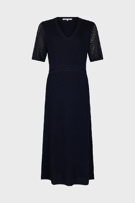Dress Emi Dzre2z228 Navy Pencil Office Professional