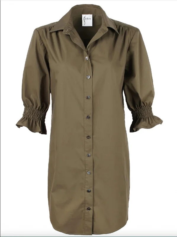 Women's Miller Dress In Olive Tunic Top Casual
