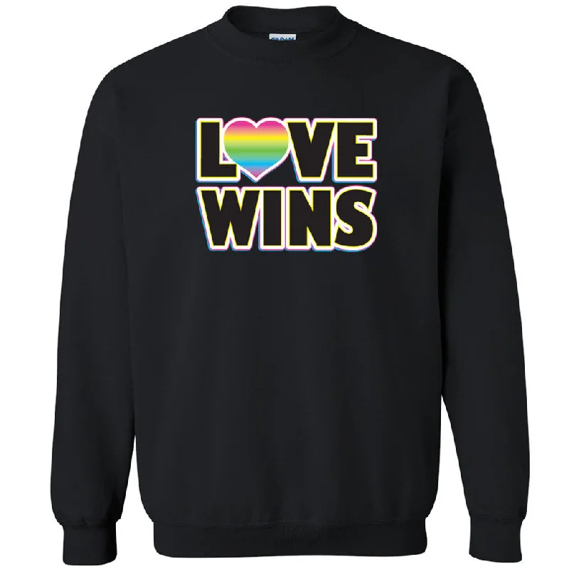 Zexpa Apparelâ„¢ Love Wins Rainbow Unisex Crewneck Gay Pride LGBT June 25 Proud Sweatshirt Hoodie with Frayed Bohemian Relaxed Zexpa Apparelâ„¢ Love Wins Rainbow Unisex Crewneck Gay Pride LGBT June 25 Proud Sweatshirt Hoodie with Frayed Bohemian Relaxed