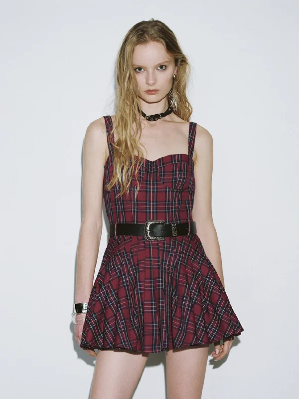Cami Pleated A-Line Dresses Tunics Sale discount