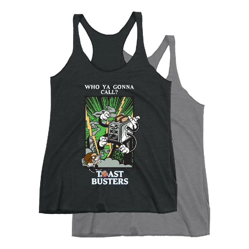 Movie The Food™ "Toastbusters" Women's Racerback Tank Top soft tank top