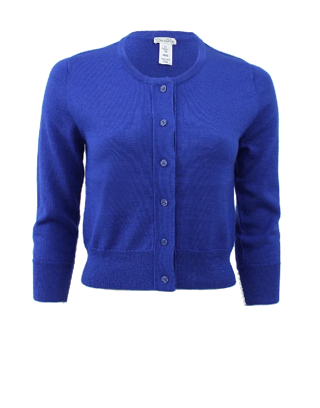 Classic Cropped Cardigan Velvet Chenille Corduroy