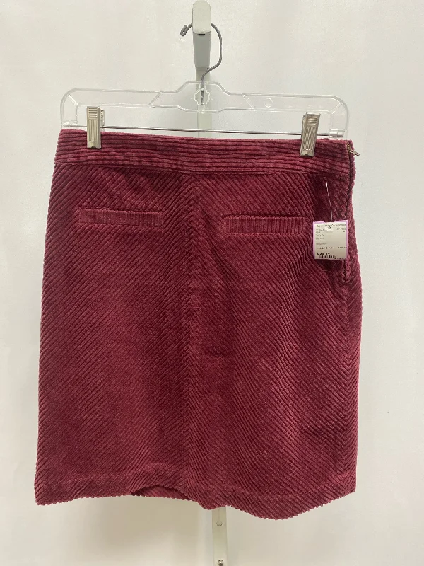 Size 4P Talbots Maroon Skirt lace skirt elegant
