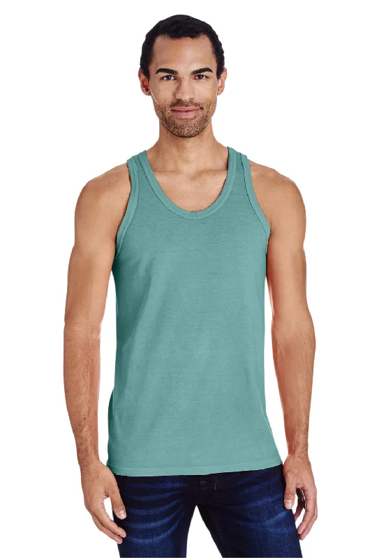 ComfortWash By Hanes Mens Tank Top - Spanish Moss Green layering tank top