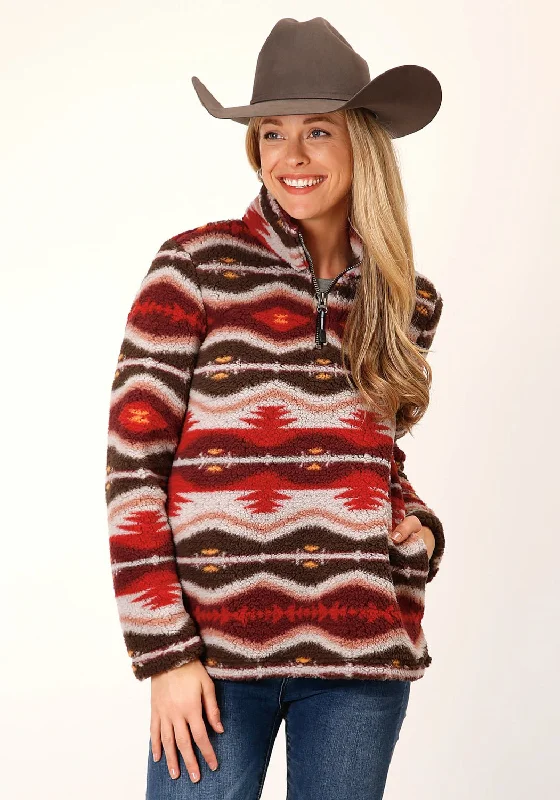 Roper Womens Blanket Aztec Polar Multi-Color Fleece Fleece Jacket Rayon Fabric Velvet Fabric Corduroy Fabric Roper Womens Blanket Aztec Polar Multi-Color Fleece Fleece Jacket Rayon Fabric Velvet Fabric Corduroy Fabric