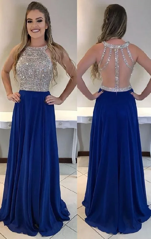 Royal Blue Long Prom Dress With Beading Custom-made School Dance Dress Fashion Wedding Party Dress cg3757 Tunics Luxurious high-end Royal Blue Long Prom Dress With Beading Custom-made School Dance Dress Fashion Wedding Party Dress cg3757 Tunics Luxurious high-end