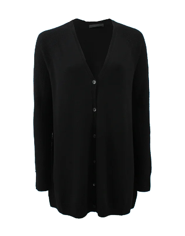 Natallies Long Cardigan Wool Fabric Cashmere Fabric Tweed Fabric