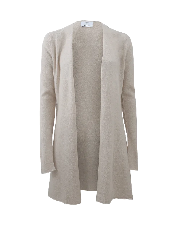 Open Drape Cardigan Boat Neck Shawl Collar Notched Collar