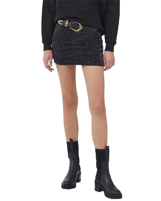 IRO Pastel Mini Skirt wool skirt breathable