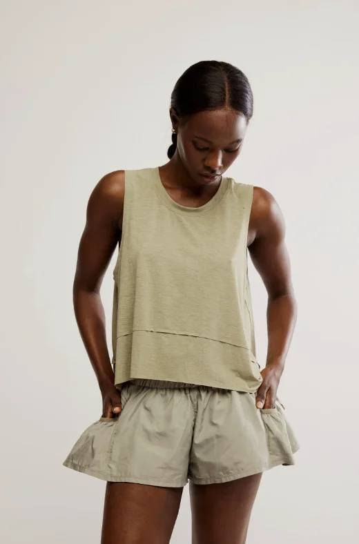 Tempo Tank | Green sexy tank top