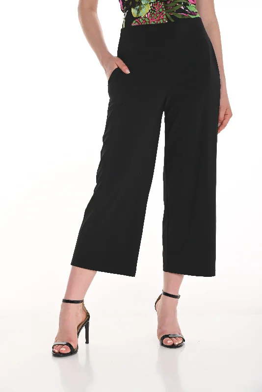 Frank Lyman #256012 black knit pant Cozy Lounge Pants