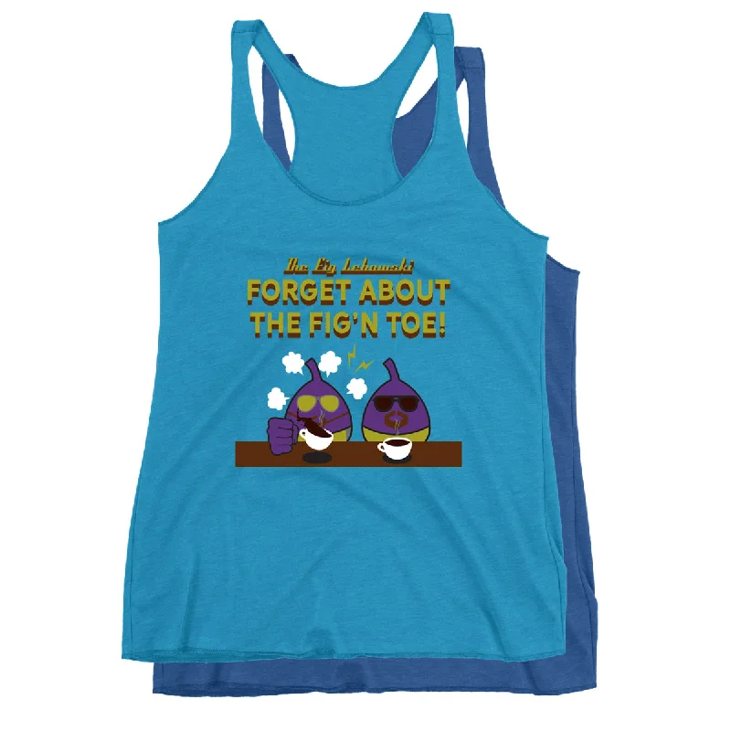 Movie The Food™ "The Fig Lebowski" Women's Racerback Tank Top fitted tank top