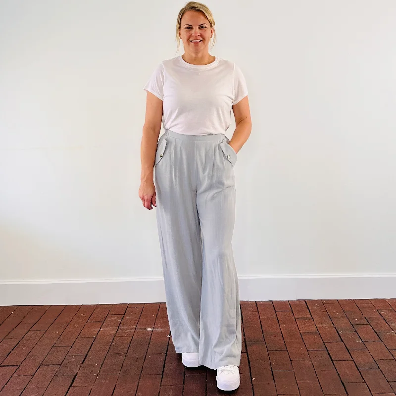 Kendra Linen Blend Pants Lightweight Linen Pants