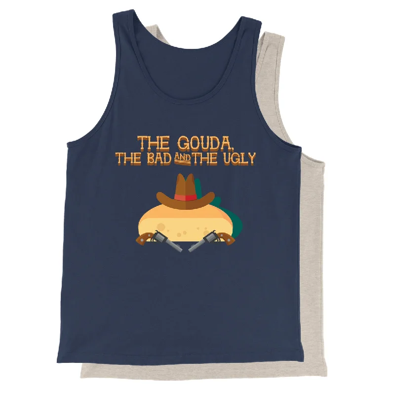 Movie The Food™ "The Gouda, The Bad, The Ugly" Tank Top white tank top