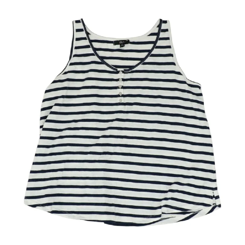 Navy Striped Tank halter tank top