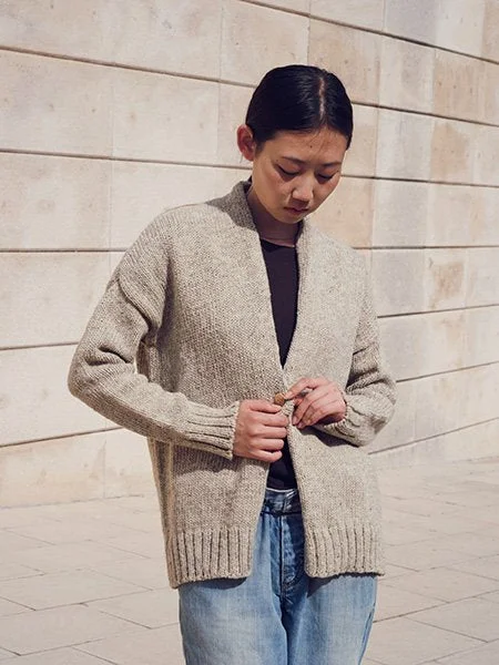 Cecilia Sörensen Artisan Cardigan Handmade Hand-knitted Hand-woven
