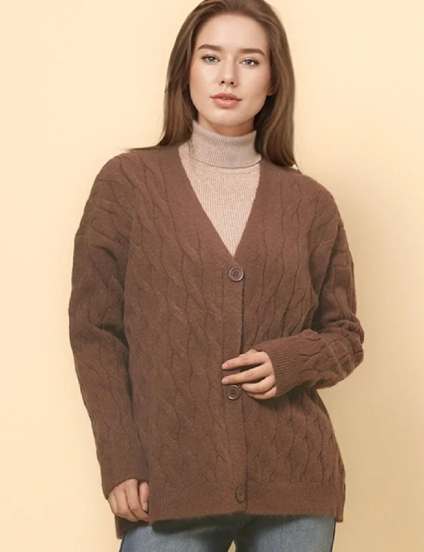 Ladies Solid Color Cable Knit Botton Cardigan SKT4811 Asymmetrical,ymmetric Pencil Cardigan Ladies Solid Color Cable Knit Botton Cardigan SKT4811 Asymmetrical,ymmetric Pencil Cardigan