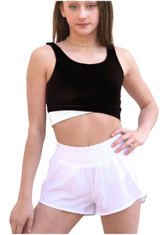 Edge Crop Tank Top sequin tank top