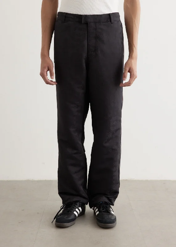 x CLOT by Edison Chen Combo Pants Chic Black Leggings