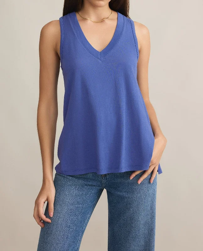 Californian Tank | Blue fashionable tank top