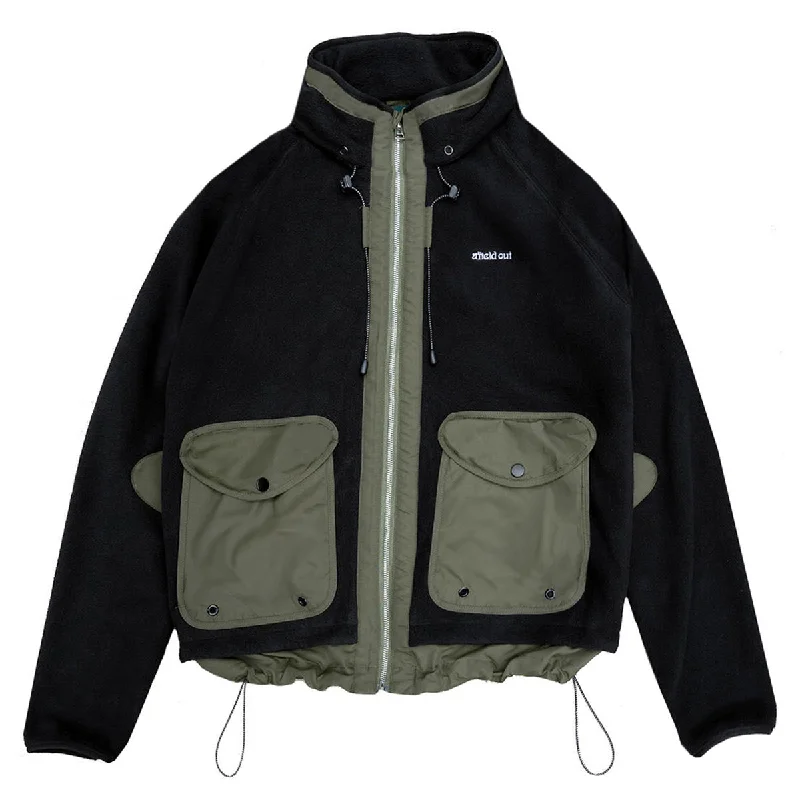 Afield Out Crest Fleece Jacket "Black" Collared Jacket Crew Neck Jacket Turtle Neck Jacket Afield Out Crest Fleece Jacket "Black" Collared Jacket Crew Neck Jacket Turtle Neck Jacket