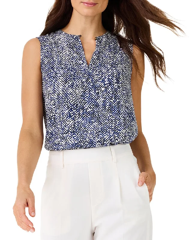 NIC+ZOE Dashing Dot Tank low neck tank