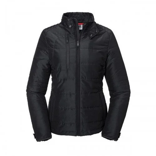 Russell Womens/Ladies Cross Padded Jacket Bomber Jacket Anorak Windbreaker