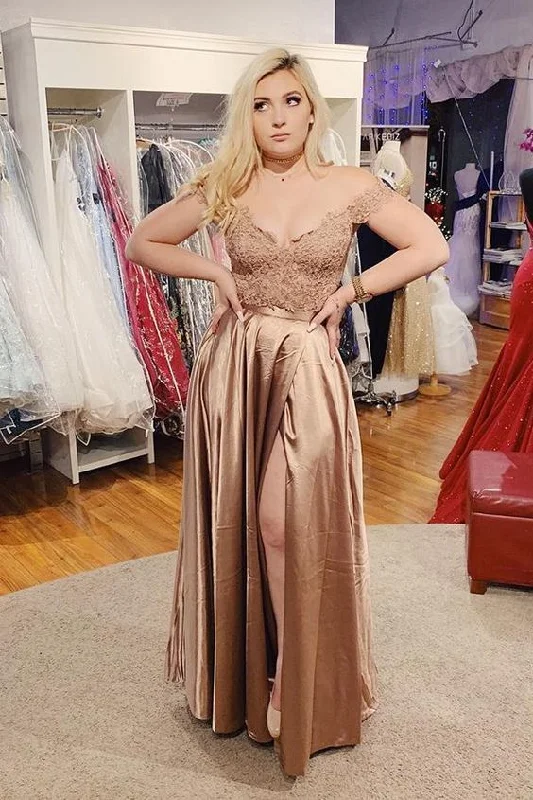 Prom Dresses Beautiful, Chic V Neck Lace Party Dress Prom Dress Floor Length with Split Side cg6674 Tunics Solid Classic Prom Dresses Beautiful, Chic V Neck Lace Party Dress Prom Dress Floor Length with Split Side cg6674 Tunics Solid Classic
